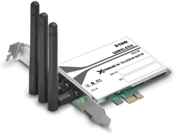Carte réseau D-Link PCI-E WiFi 802.11N DWA-556