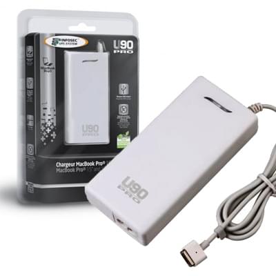 Accessoire PC portable Infosec U90 PRO - Chargeur MacBook PRO 85w Magsafe 1