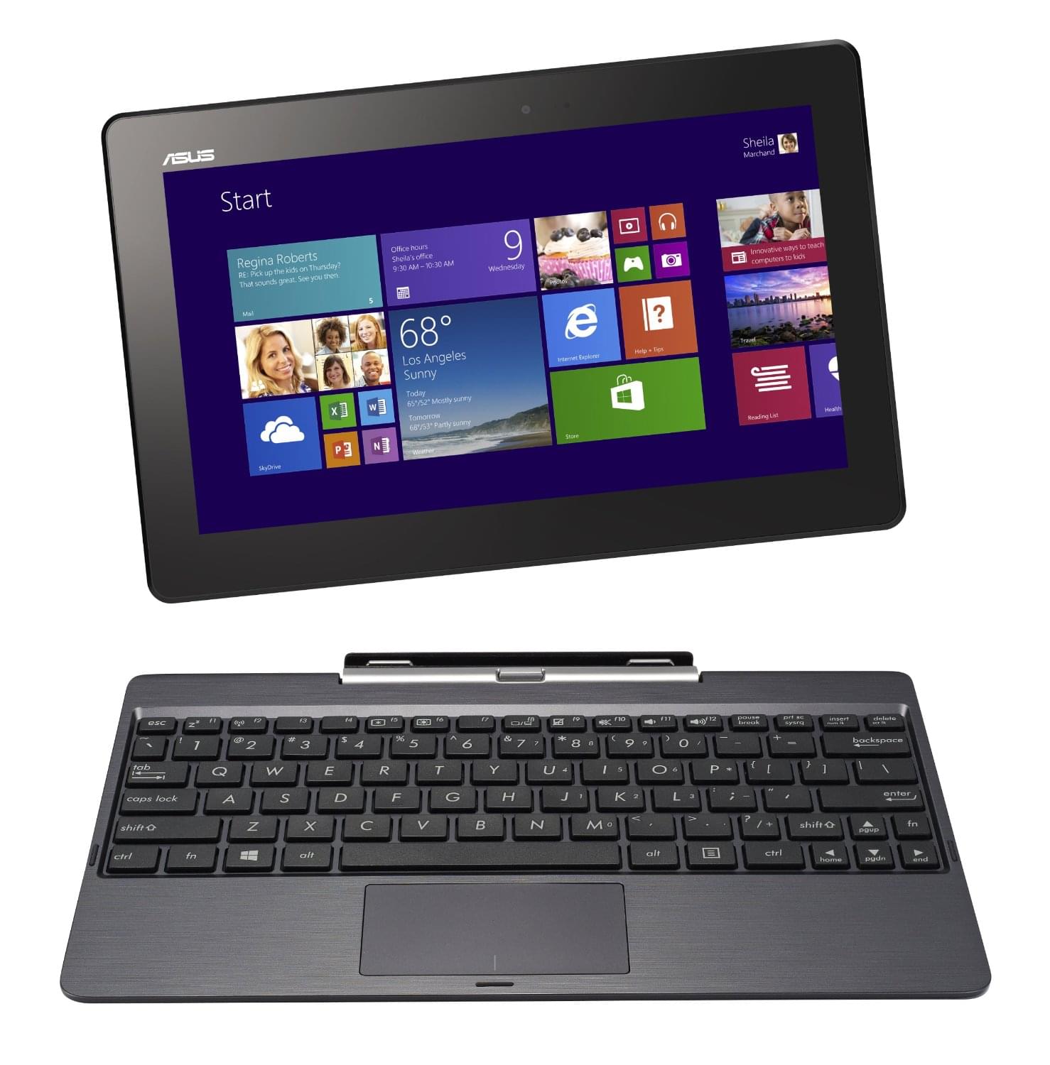 PC portable Asus T100TAM-BING-DK026B - Z3775/2Go/32+1To/10.1"T/8.1