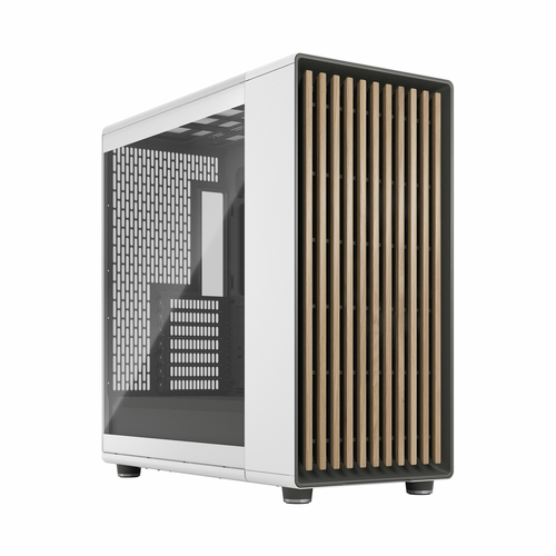 Boîtier PC Fractal Design North XL Chalk White TG Clear - MT/Ss Alim/E-ATX