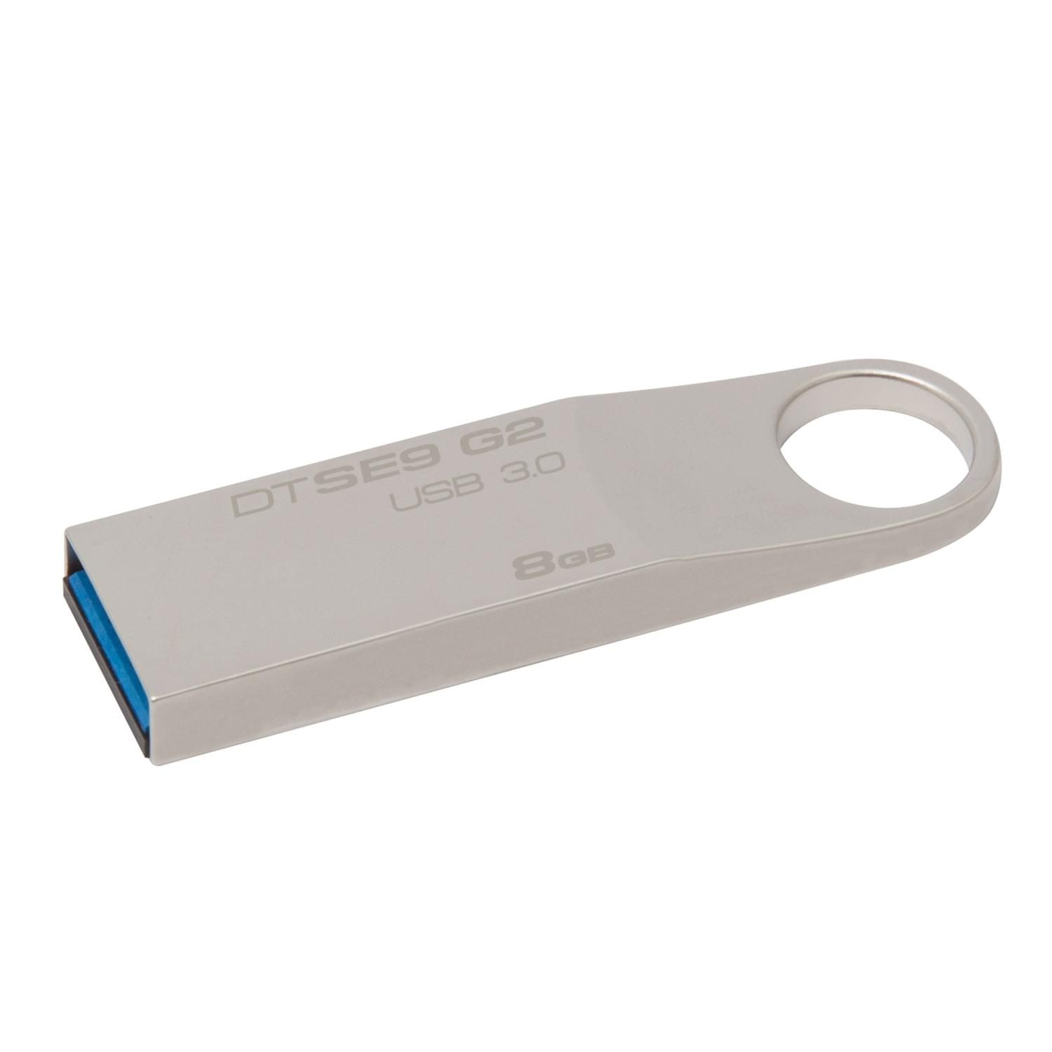 Clé USB Kingston Clé 8Go USB 3.0 SE9 G2 DTSE9G2/8GB (metal)