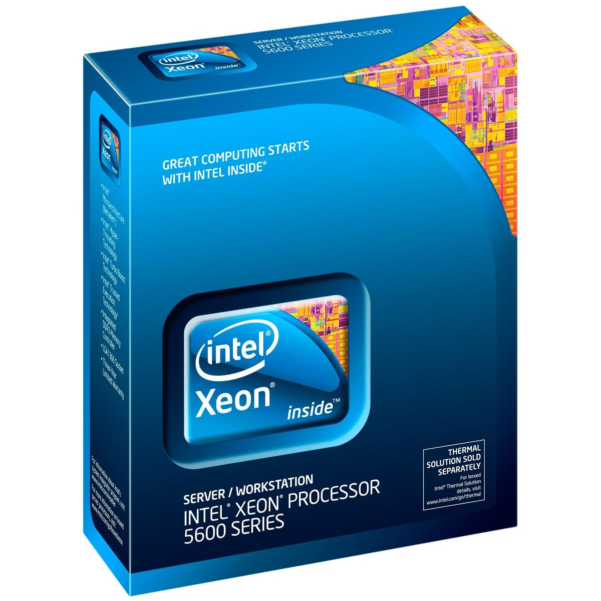 Processeur Intel Xeon E5645 - 2.4GHz/12Mo/SK1366/Ss Ventil./BOX