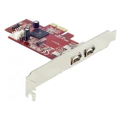 Carte contrôleur Cybertek PCI-E  2 ports FireWire 400 IEEE1394a