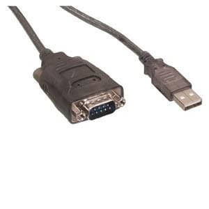 Connectique PC DUST Câble DB9 mâle - USB 2.0