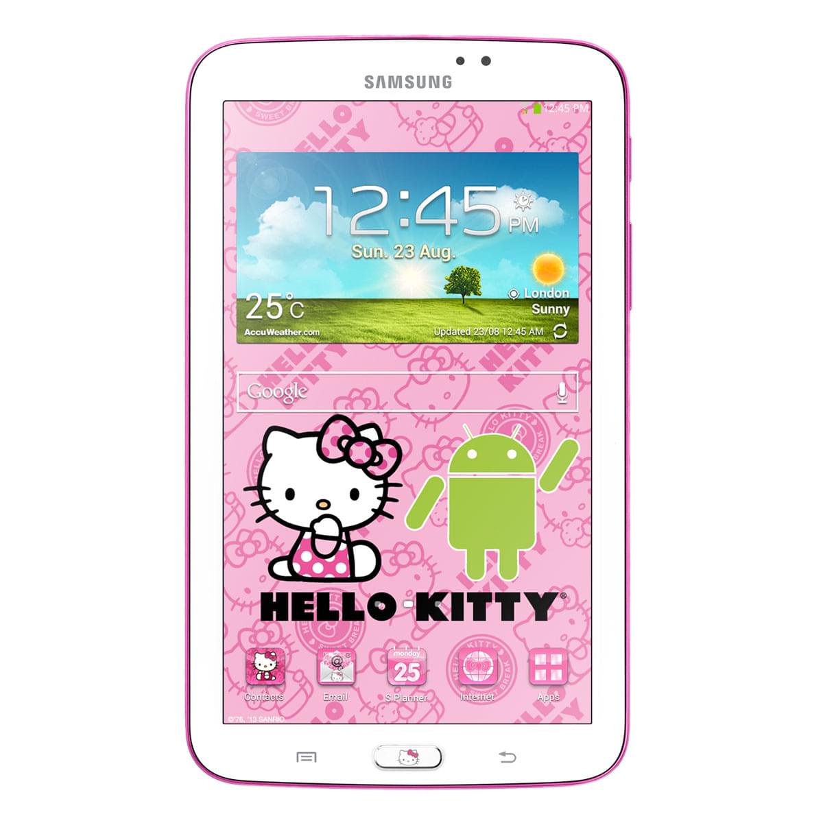 Tablette tactile Samsung Galaxy Tab 3 7" Hello Kitty T2100ZWZ - 8Go/7"/JB