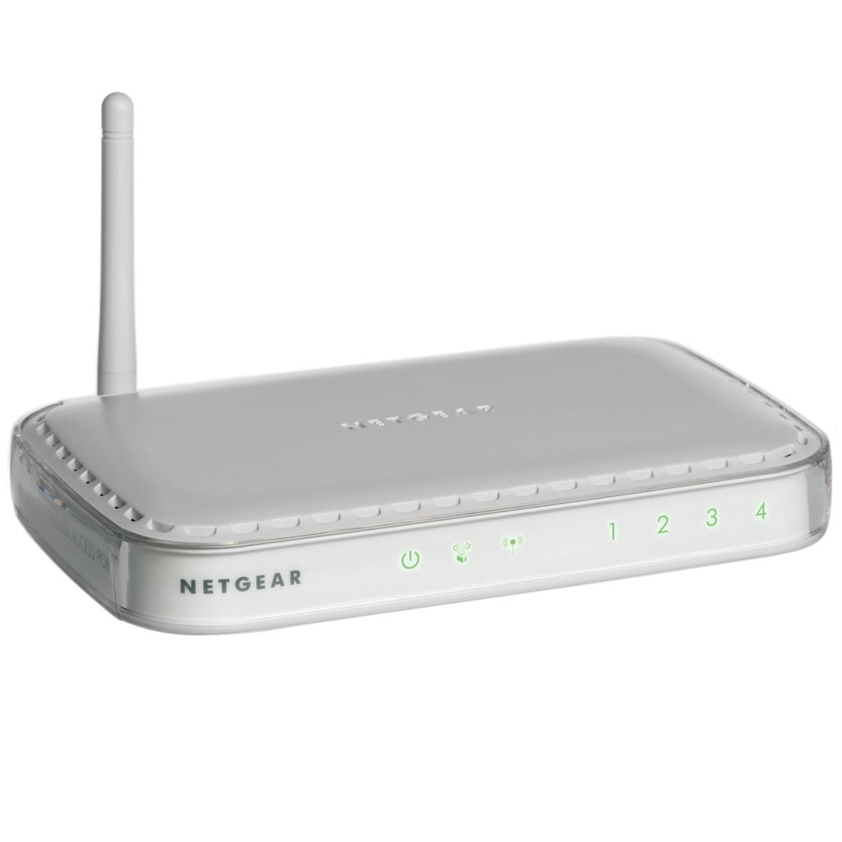 Point d'accès et Répéteur WiFi Netgear WN604 Wireless-N 150 Access Point