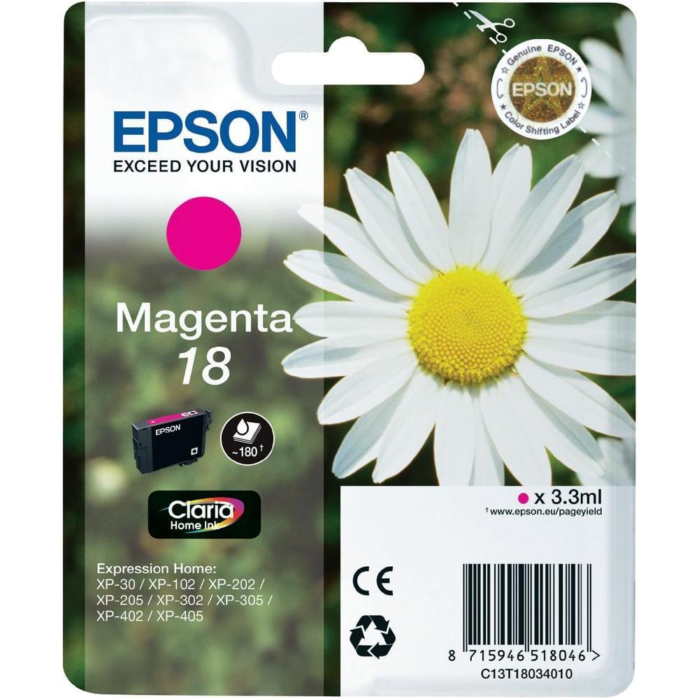 Consommable imprimante Epson Cartouche T1803 Magenta