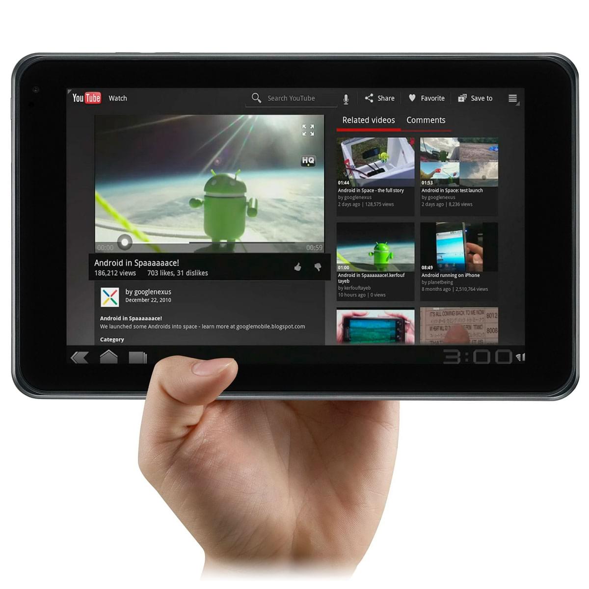 Tablette tactile LG V900 Optimus Pad - T2/32Go/3G/Cam 3D/8.9"/Androïd