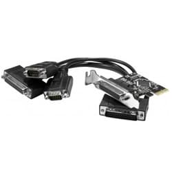 Carte Controleur No Name PCI-E 1x - 2x RS232 + 1x Parallele