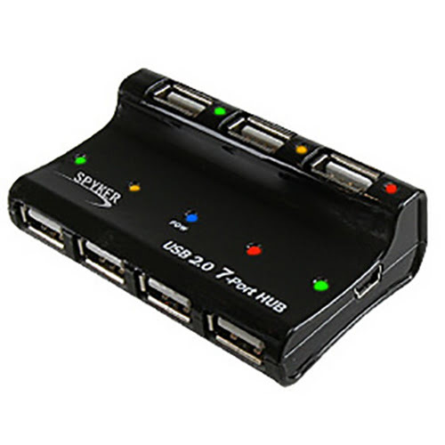 Hub Cybertek 7 Ports USB 2.0 Alim. externe