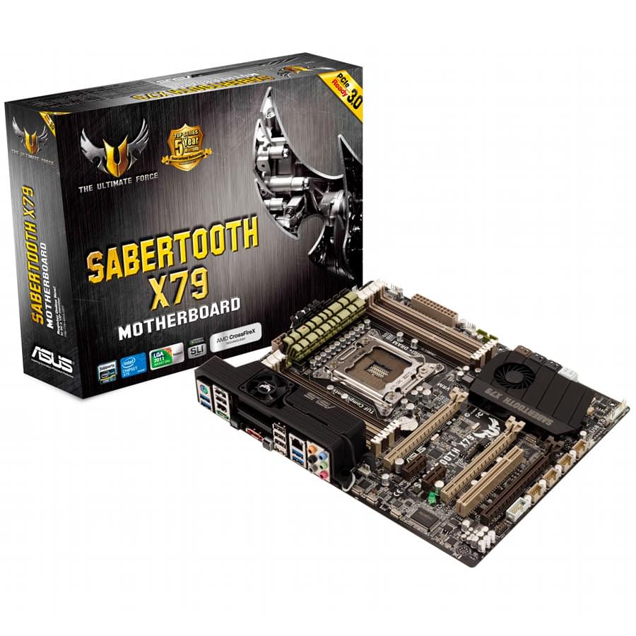 Carte mère Asus Sabertooth X79 - X79/LGA2011/DDR3/PCI-E/ATX 