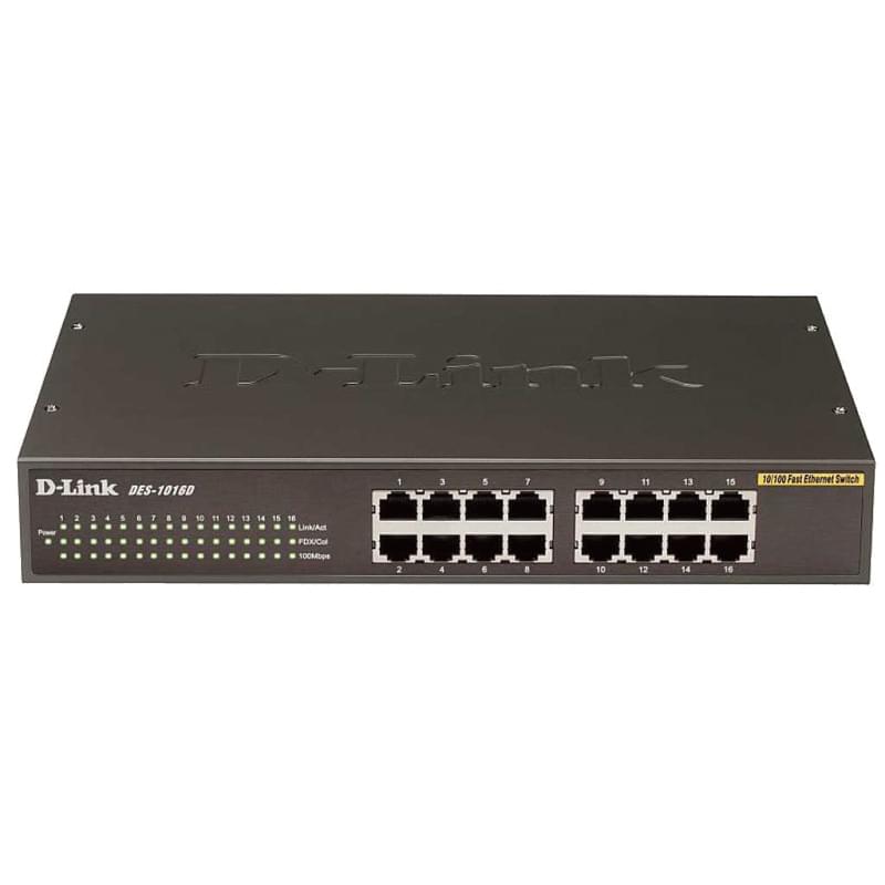 Switch D-Link 16 ports 10/100Mbps DES-1016D