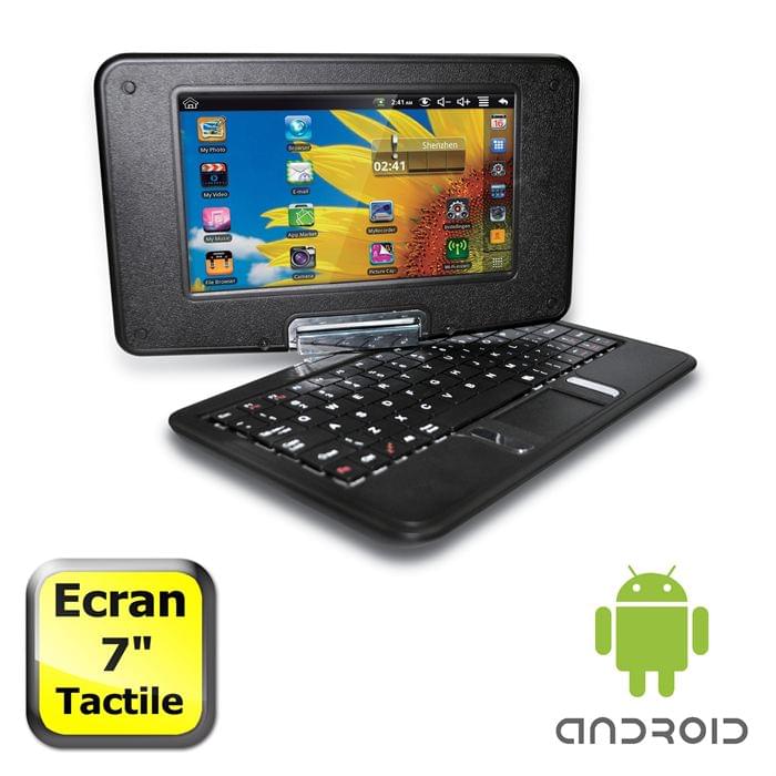 Tablette tactile DUST Netbook+ePad - 4Go/7" Tactile Rotatif/WiFi/Andro