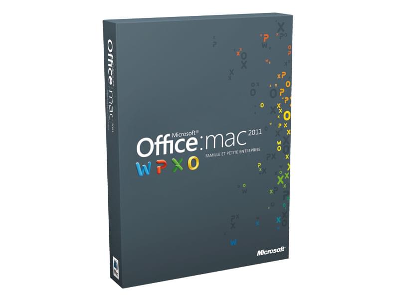 Logiciel suite bureautique Microsoft Office for Mac Home and Business 2011