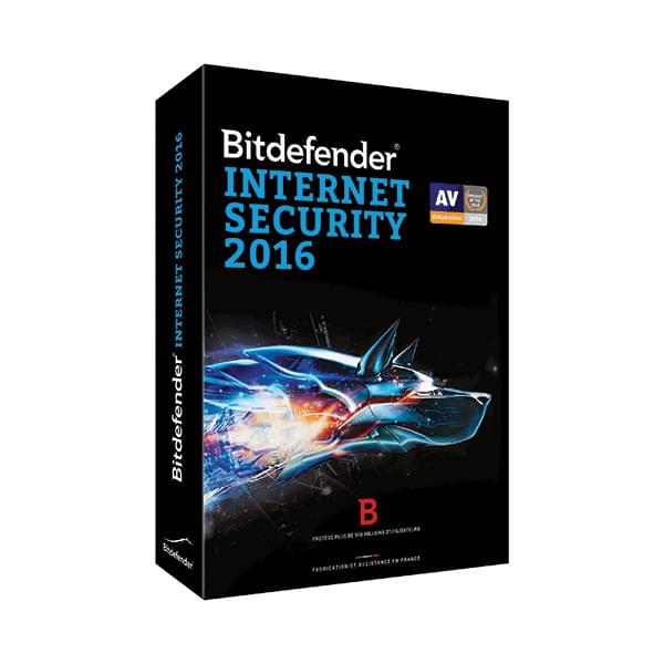 Logiciel sécurité Bitdefender Internet Security 2016 - 2 Ans / 3 PC