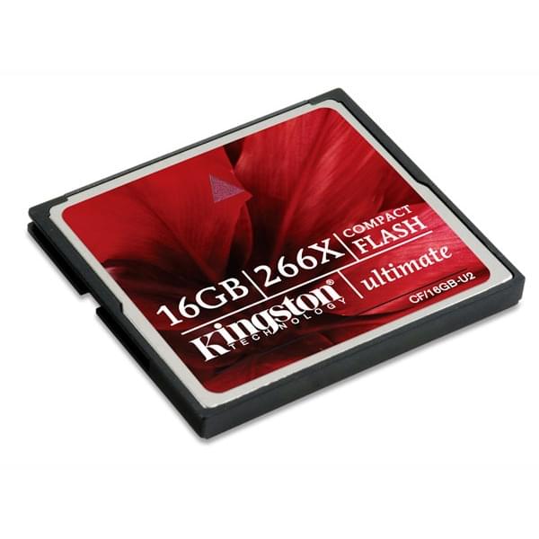 Carte mémoire Kingston CompactFlash 16Go Ultimate 266X