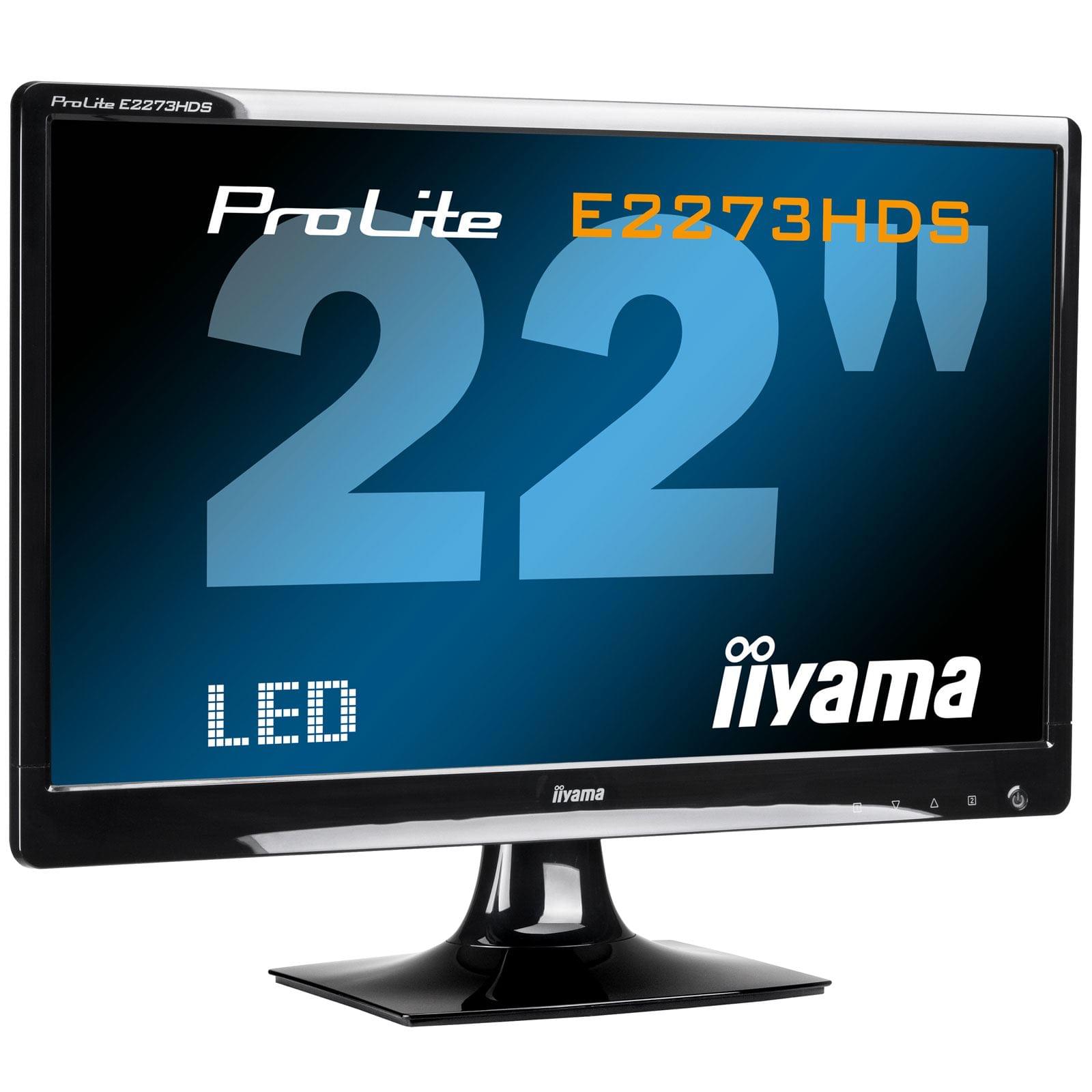 Ecran PC Iiyama PLE2273HDS-B1 - 21.5" LED/2ms/FHD/HDMI/Black