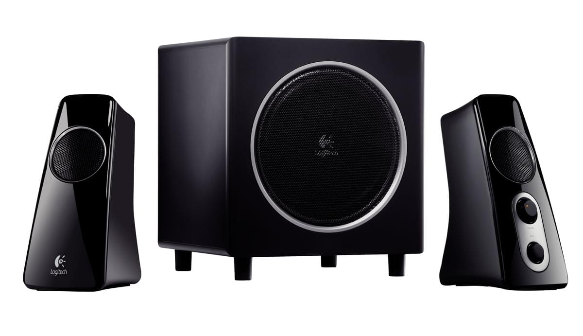 Enceinte PC Logitech Speaker System Z523 Black 2HP+Caisson