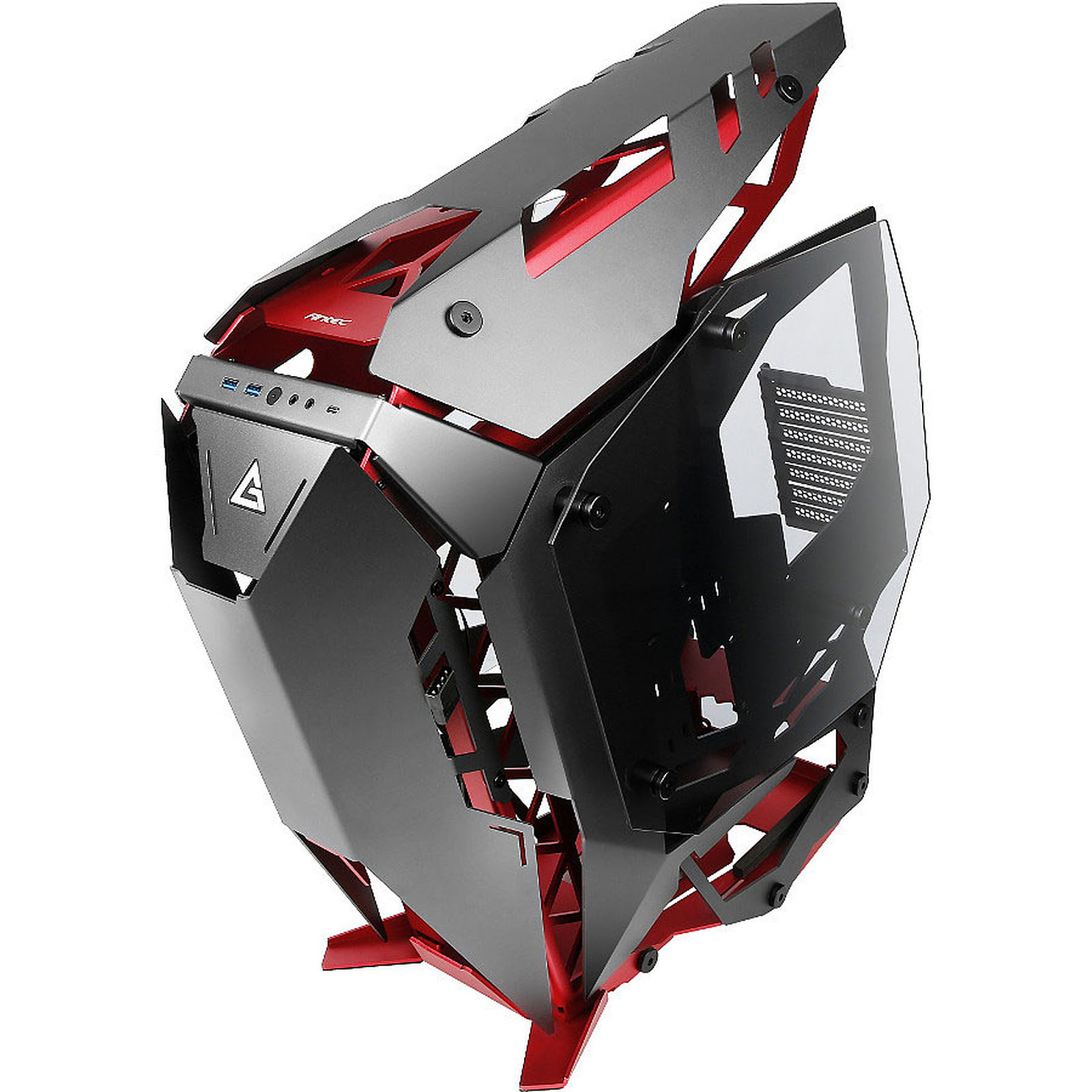 Boîtier PC Antec TORQUE Black/Red - MT/Sans Alim/E-ATX
