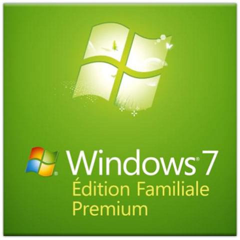 Logiciel système exploitation Microsoft Windows 7 Edition Familiale Premium 32b COEM