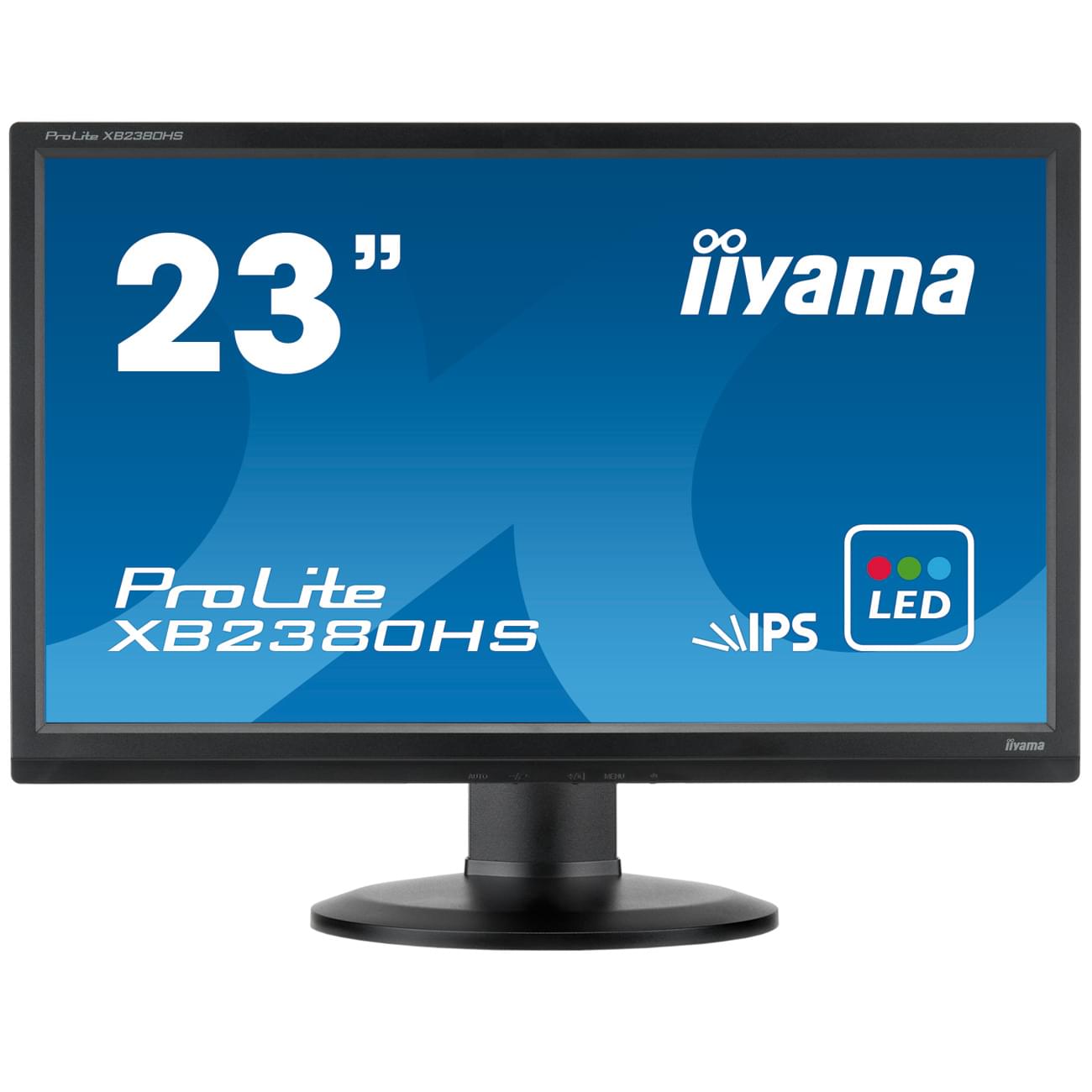 Ecran PC Iiyama XB2380HS-B1 - 23" IPS LED/5ms/Wide/FHD/HDMI/HP
