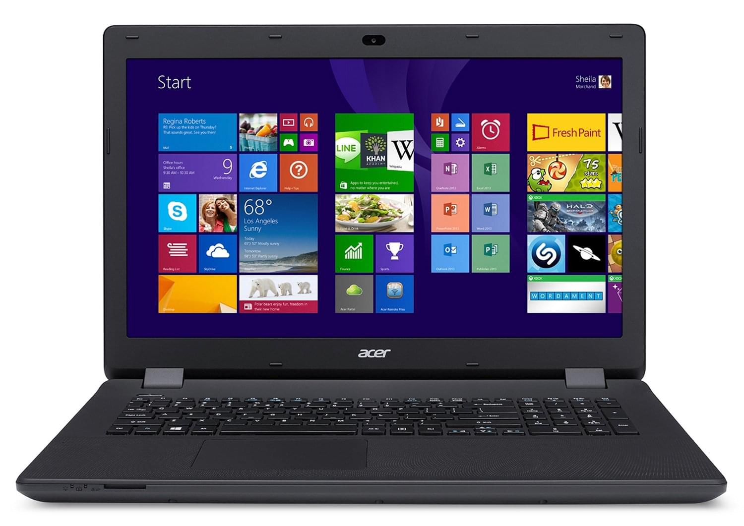 PC portable Acer ES1-711-C5U2 - N2840/4Go/1To/17.3"/W8.1