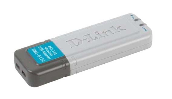 Carte réseau D-Link Clé USB WiFi 802.11G DWL-G122 (54MB)