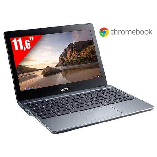 PC portable Acer C720-29552G01aii - C2955/2Go/16Go/11.6"/Chrome OS