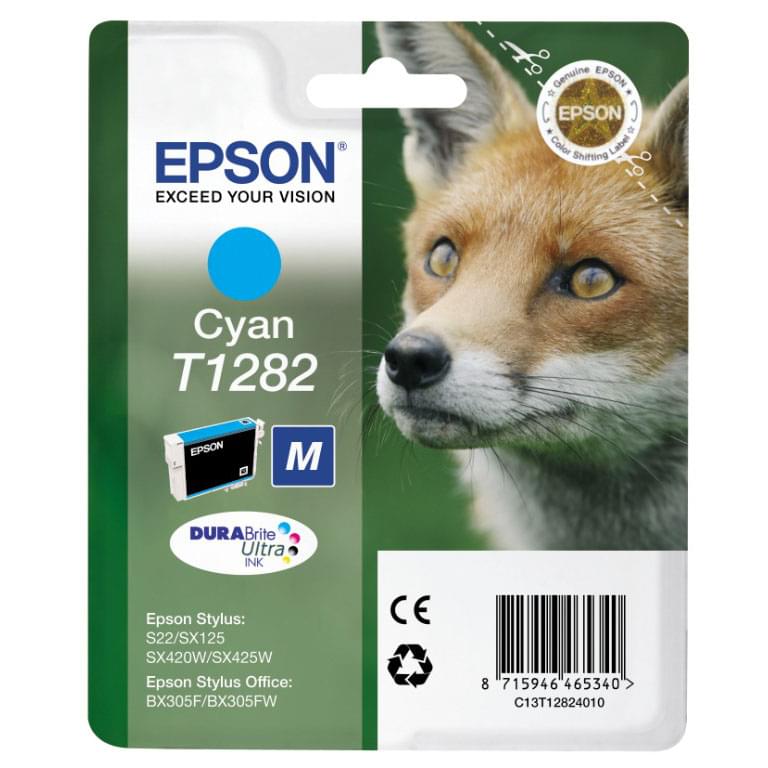 Consommable imprimante Epson Cartouche T1282 Cyan
