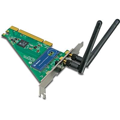 Carte réseau TrendNet PCI WiFi 802.11N  TEW-643PI (300MB)