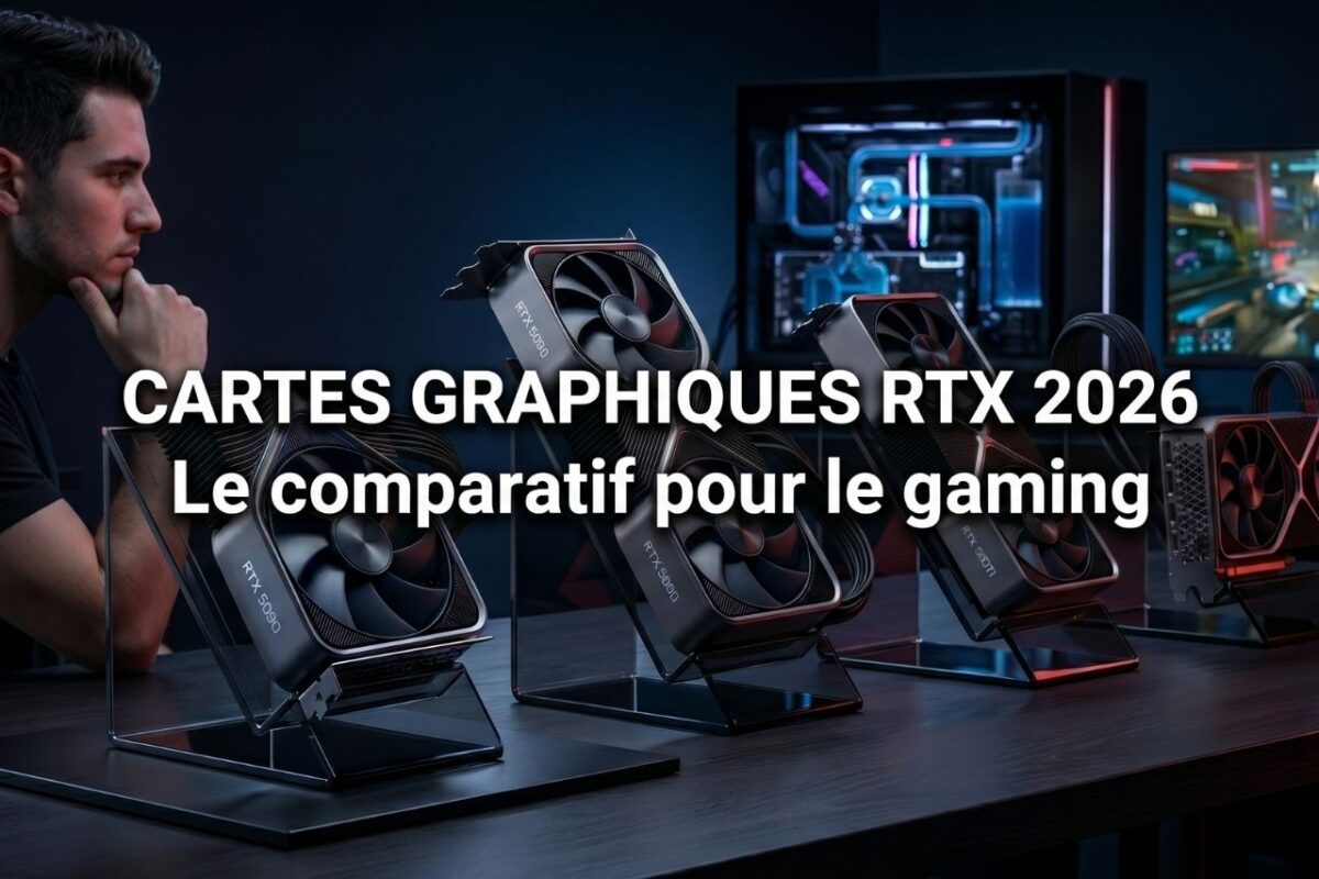 Cover Blog Cybertek choisir une carte graphique NVIDIA RTX 2026