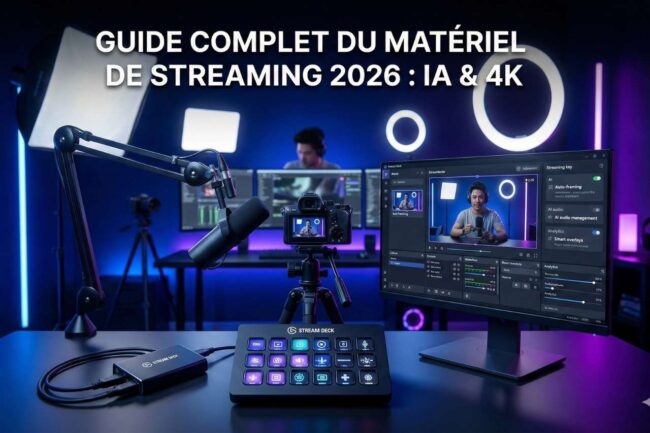 Cover Blog Cybertek Matériel streaming 2026