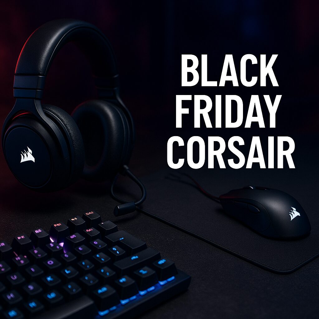Black Friday Corsair gaming : périphériques, accessoires et composants à prix pas cher