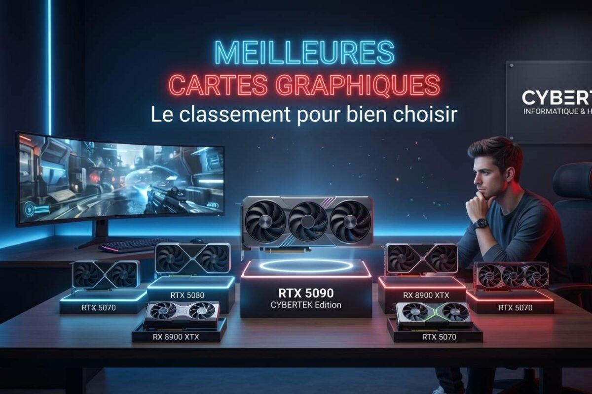 Cover Blog Cybertek Les meilleures carte graphiques 2026-01