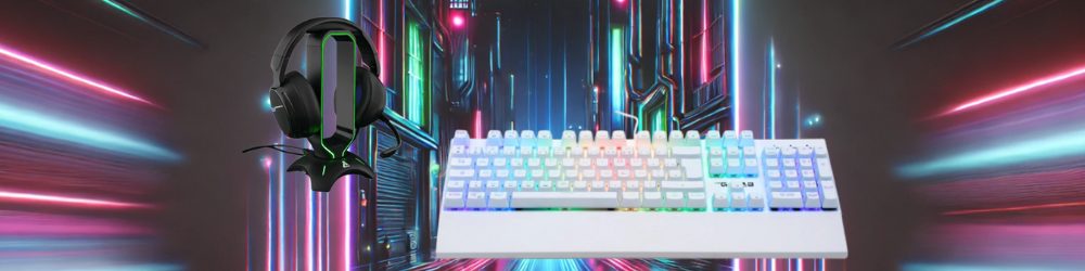 clavier gaming blanc