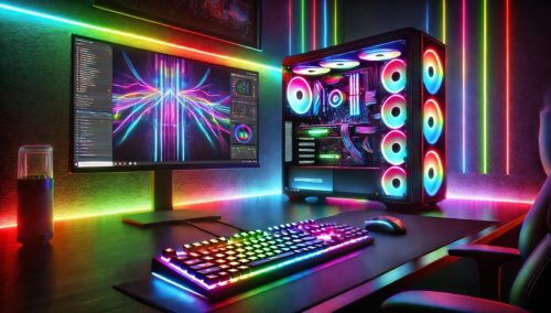 setup gamer rgb