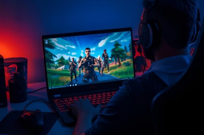 Cover Visuel article Blog Cyberteck PC portable pour jouer Fortnite Warzone