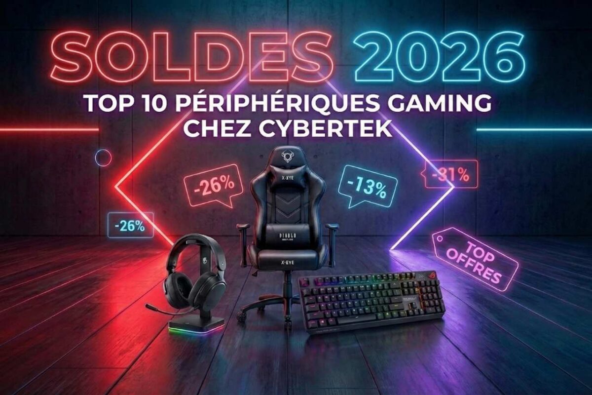 Cover Blog Cybertek Soldes Périphériques Gaming 2026