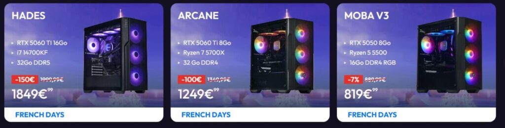 PC Gamer french days promo