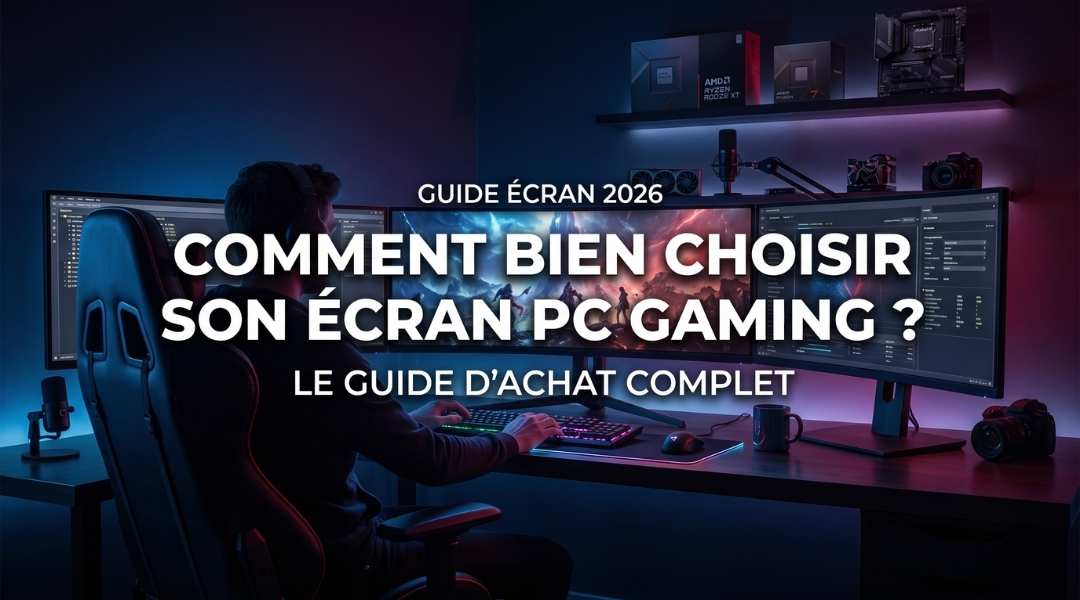 Cover Blog Cybertek Comment bien choisir son écran PC gaming - 2026