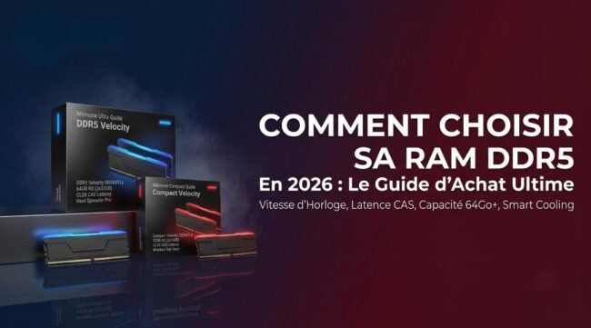 Cover Blog Cybertek RAM DDR5 en 2026 Quel kit choisir pour booster son PC gamer