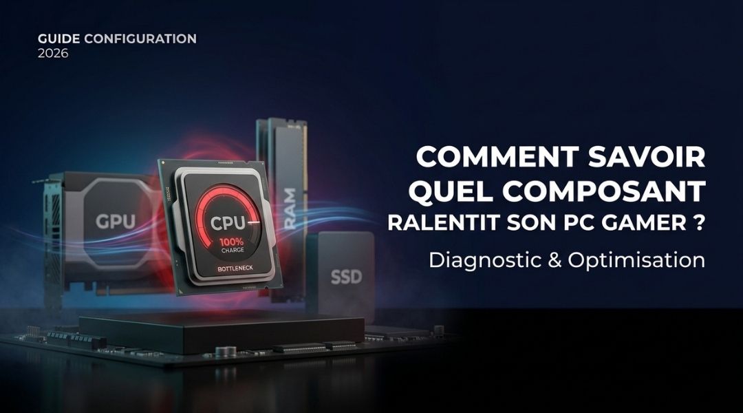 Cover Blog Cybertek - Comment savoir quel composant ralentit son PC gamer