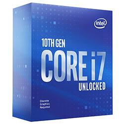 image produit Intel Core i7-10700KF - 3.8GHz/16Mo/LGA1200/Ss Vent./BOX Cybertek
