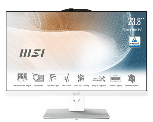 MSI Modern 23.8" FHD/i5-1135G7/16Go/512Go/Wifi6/W11P - All-In-One PC/MAC - 0