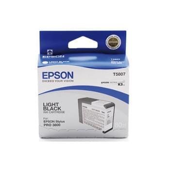 Cartouche Gris T580700 pour imprimante Jet d'encre Epson - 0