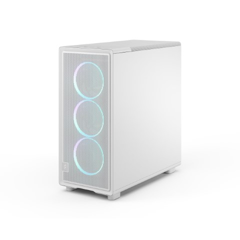Fractal Design Epoch White TG RGB Clear tint Blanc - Boîtier PC - 2