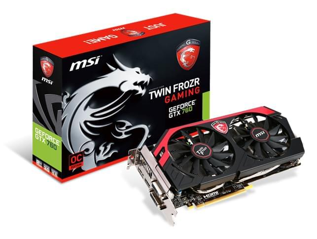 MSI N760 TF 2GD5/OC  - Carte graphique MSI - Cybertek.fr - 0