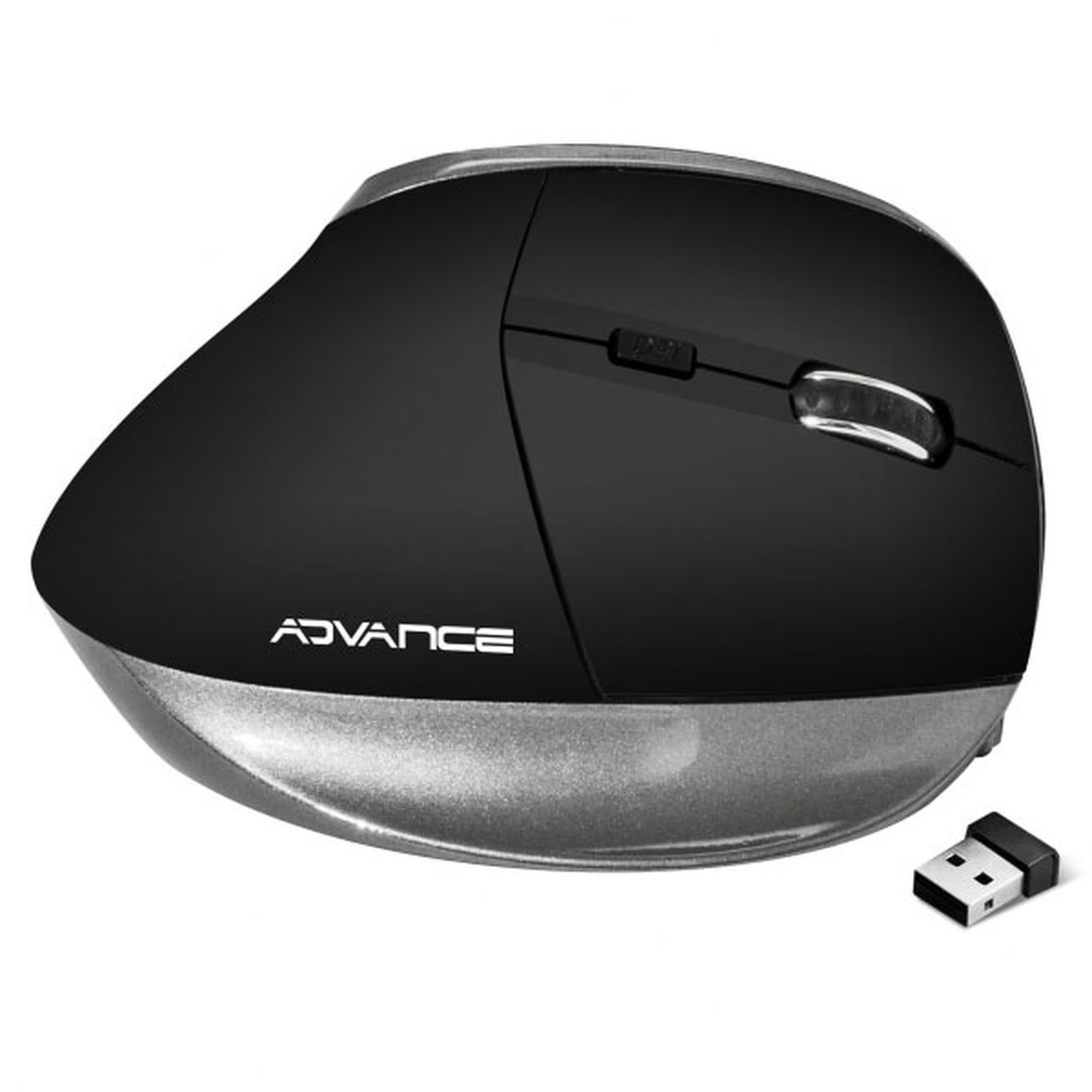 Advance Vertical Plus Black (sans fil ergonomique) - Souris PC - 3