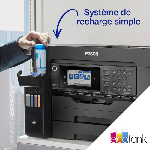 Imprimante multifonction Epson EcoTank ET-16605 - A3 - Noir - 1