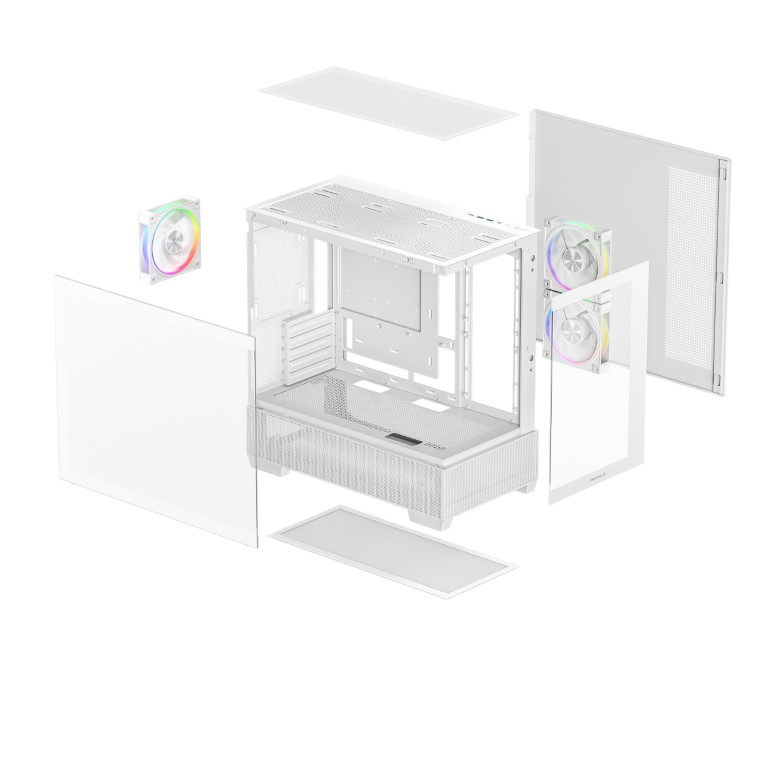 Deepcool CG380 3F Blanc Blanc - Boîtier PC Deepcool - Cybertek.fr - 9